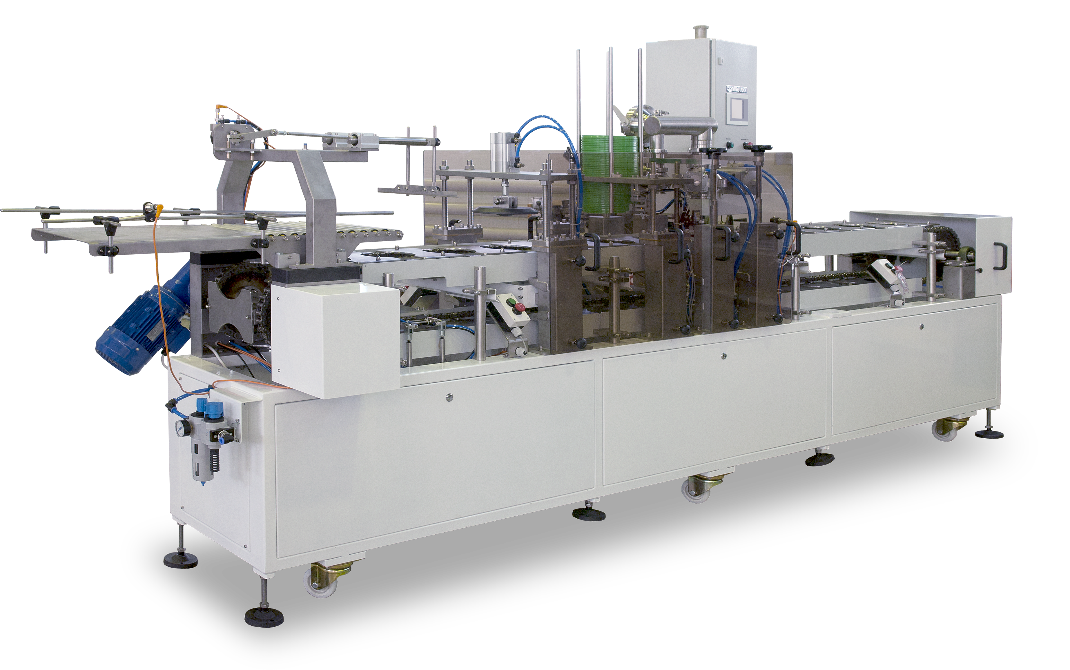 PASTPACK L linear filling and sealing machine for plastic buckets and containers