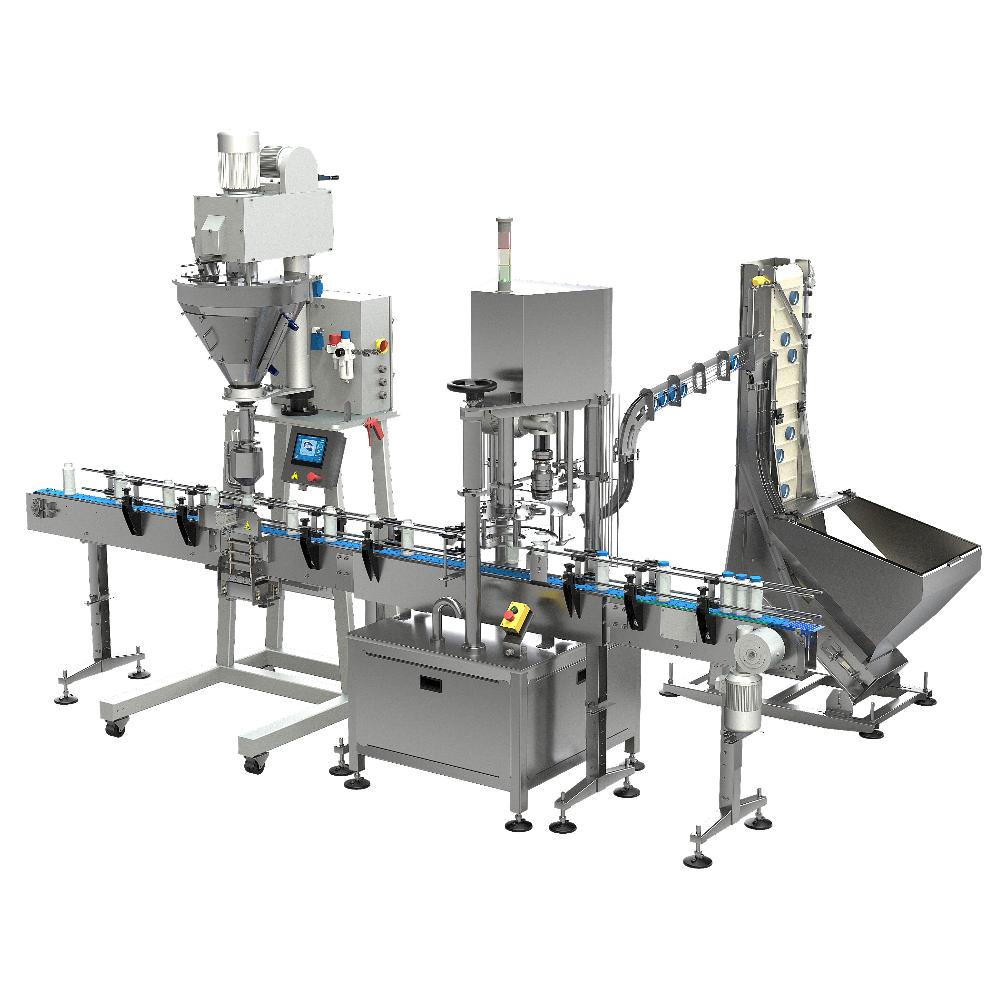 PASTPACK OR LS open-rotor filling machine for bulk products in glass jars