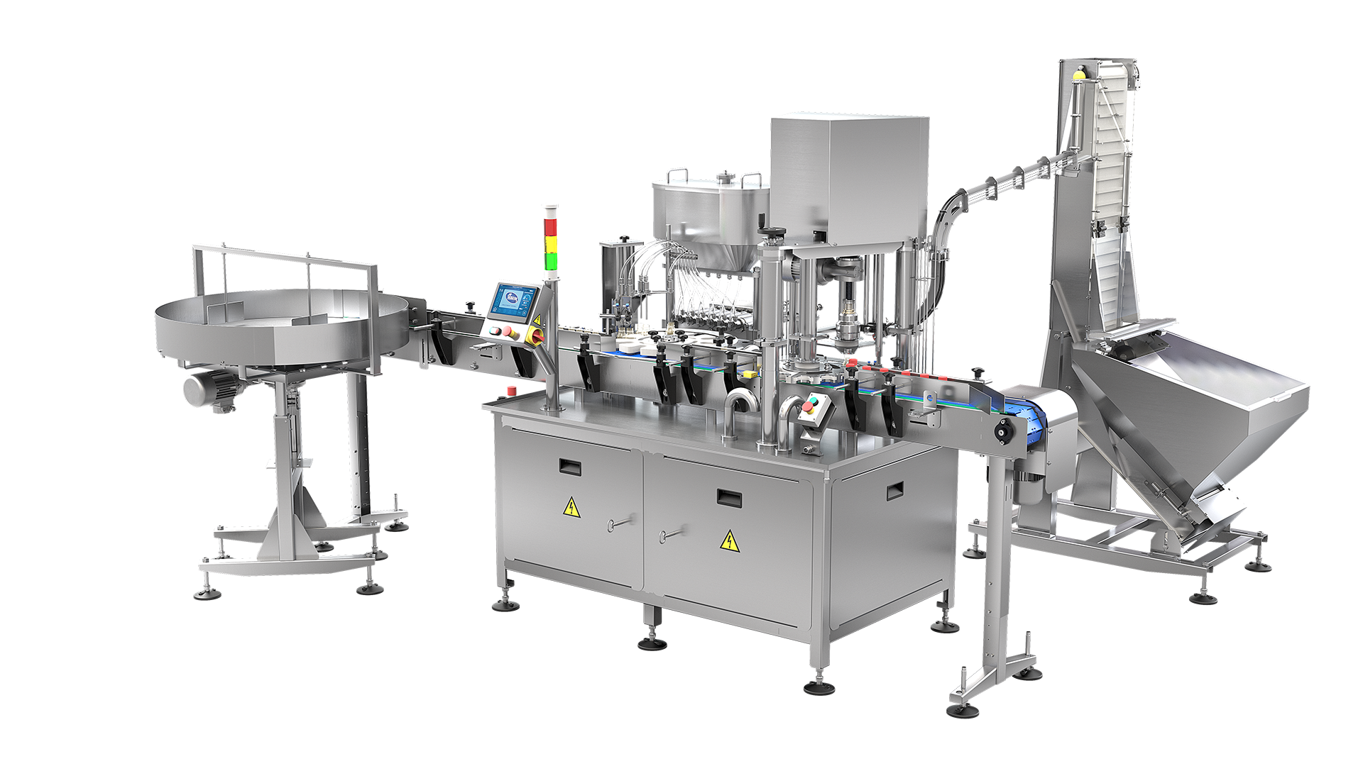 PASTPACK OR LZH open-rotor liquid filling and capping machine