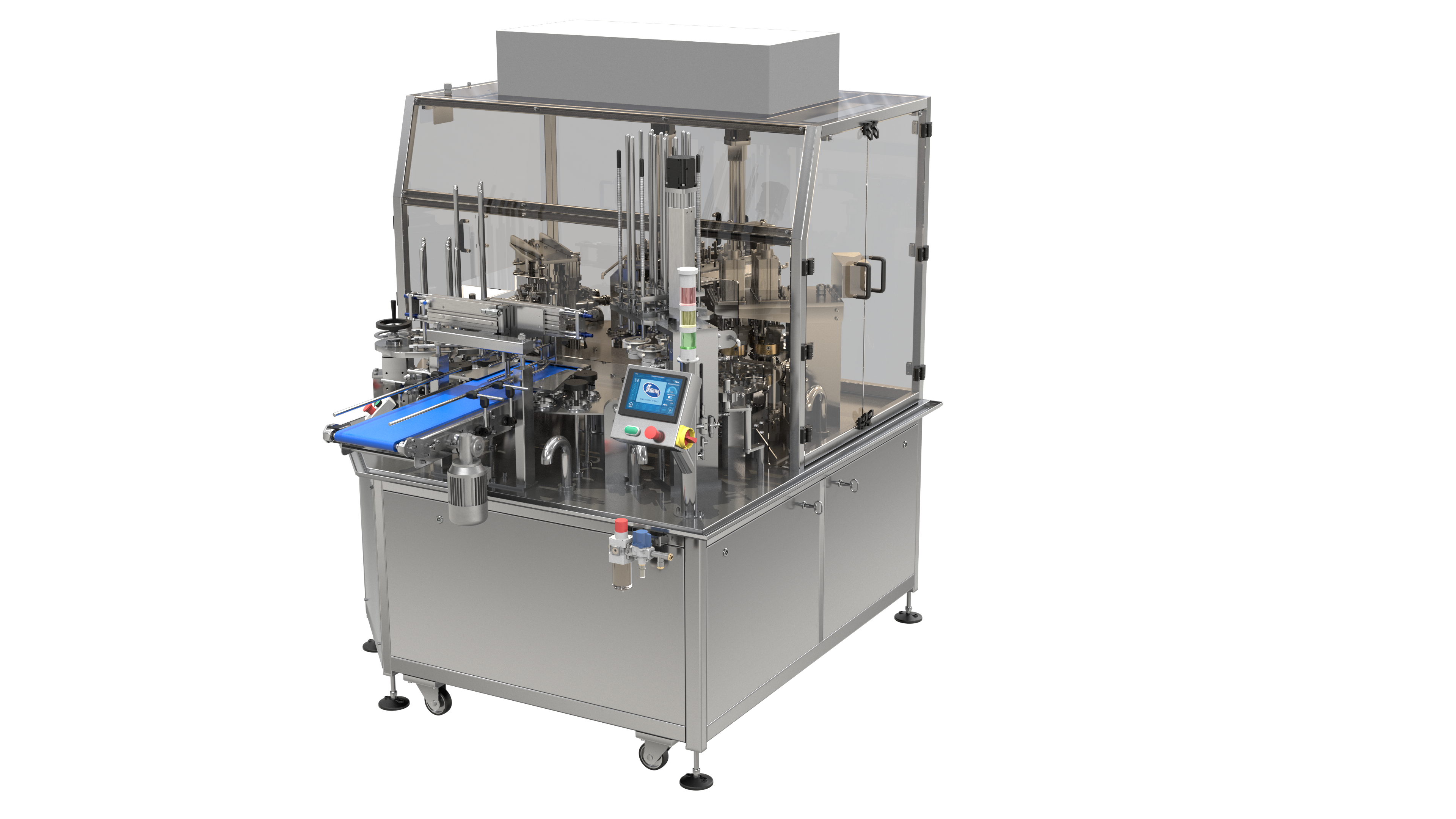 PASTPACK 4R high-speed rotary filling and sealing machine